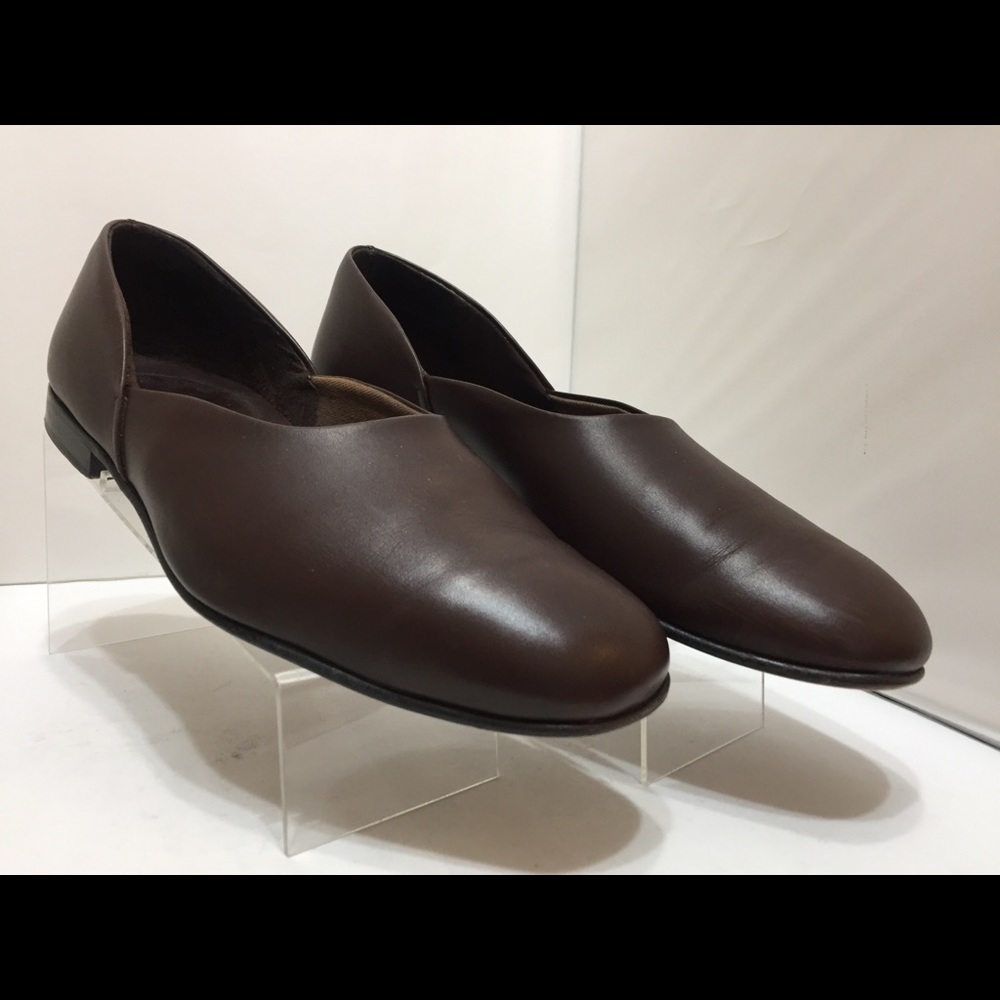 Church's Brown Leather Lounge Loafer Slipper Sz 10
